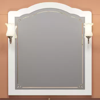 Зеркало Opadiris Лоренцо 100 белое матовое