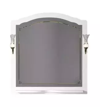 Зеркало Opadiris Лоренцо 100 белый матовый 00-00007041