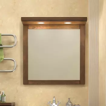 Зеркало Opadiris Мираж 80 темное дерево