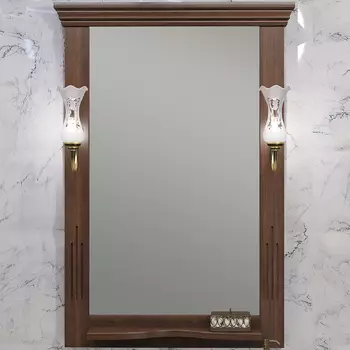 Зеркало Opadiris Риспекто 65 темное дерево