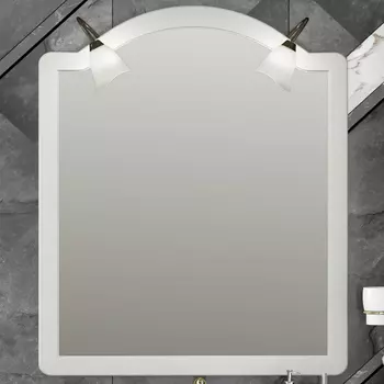 Зеркало Opadiris Виктория 90 бежевый матовый