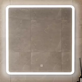 Зеркало Runo Руан 80х80 с подсветкой