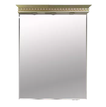 Зеркало с полкой Misty Афина 80 бежевое с подсветкой