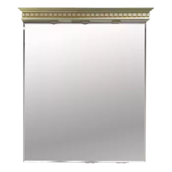 Зеркало с полкой Misty Афина 90 бежевое с подсветкой