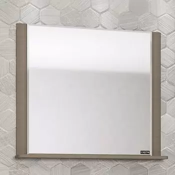 Зеркало с полкой Санта Венера 80 коричневый