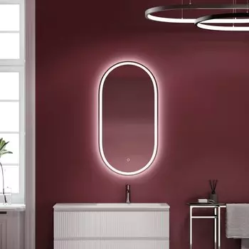 Зеркало Sancos Oval 55 с фронтальной подсветкой