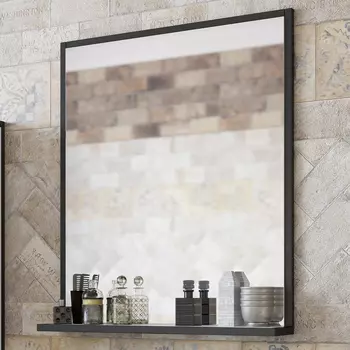 Зеркало Sanflor Норд 80 черное