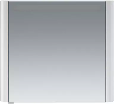 Зеркало-шкаф AM.PM Sensation R 80 белое, с подсветкой глянец