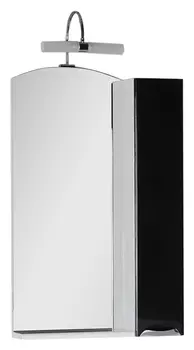 Зеркало-шкаф Aquanet Асти 55 черный