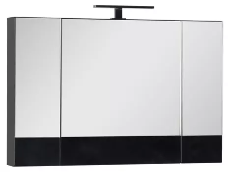 Зеркало-шкаф Aquanet Нота 100 камерино черный