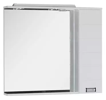 Зеркало Aquanet Сити 100 белый R