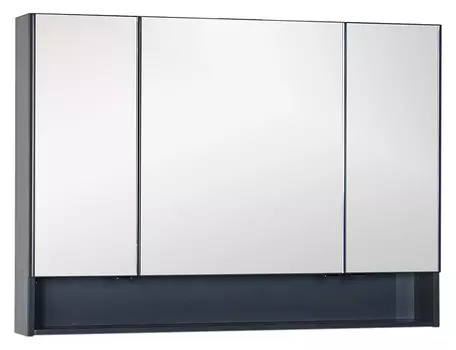 Зеркало-шкаф Aquanet Виго 120 сине-серый