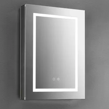 Зеркало-шкаф AQUATEK AQ7504-MLC 50 см, с подсветкой