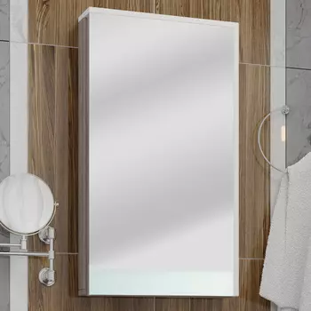 Зеркало-шкаф Aquaton Эмма 46 R белый-светлое дерево