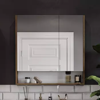 Зеркало-шкаф AQUATON Сканди 90 дуб рустикальный