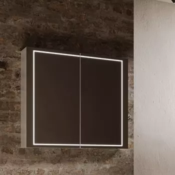 Зеркало-шкаф Aqwella Simplex 80 с подсветкой