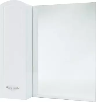 Зеркало-шкаф Bellezza Амелия 80 L, белое