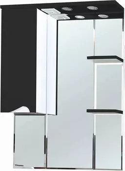 Зеркало-шкаф Bellezza Эйфория 80 L черный