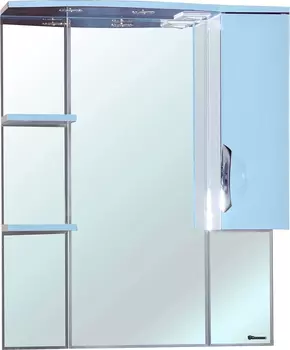 Зеркало-шкаф Bellezza Лагуна 75 R голубой