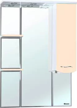 Зеркало Bellezza Мари R 75 белое, бежевое