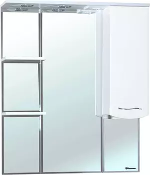 Зеркало-шкаф Bellezza Мари 85 R белый
