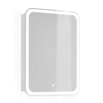 Зеркало-шкаф Jorno Bosko 60, с подсветкой и часами