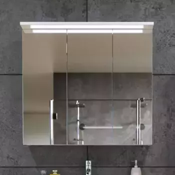 Зеркало-шкаф Бриклаер Кристалл 75 белое (4627125415999)