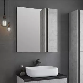 Зеркало Comforty Эдинбург 75 бетон светлый