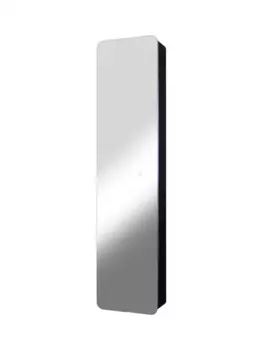 Зеркало-шкаф Continent Eltoro 36х156 с подсветкой черный