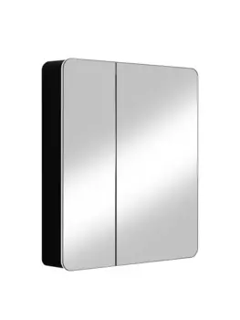 Зеркало-шкаф Continent Eltoro 76х85 с подсветкой черный