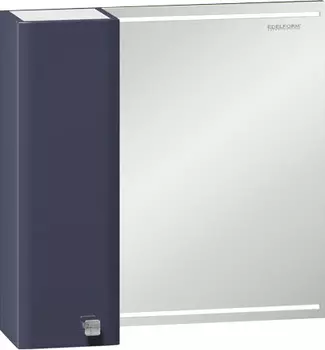 Зеркало-шкаф Edelform Nota 65 серое, с подсветкой