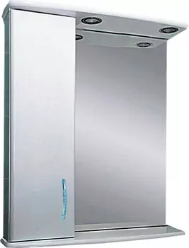 Зеркало-шкаф Misty Астра 60 L с подсветкой, белый