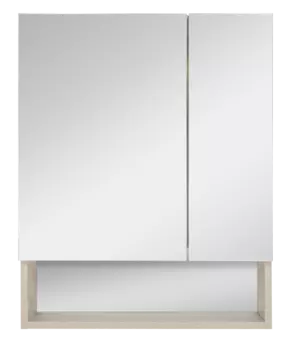 Зеркало-шкаф Misty Дунай 60 дуб белый