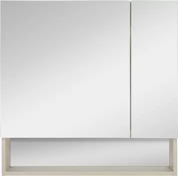 Зеркало-шкаф Misty Дунай 75 светлое дерево