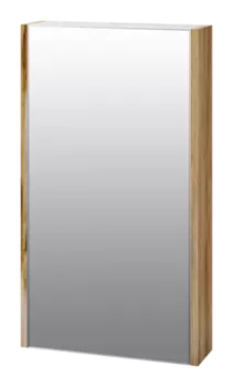 Зеркало-шкаф Misty Ива 45 левое светлое дерево