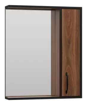 Зеркало Misty Кедр R 60 черное, орех