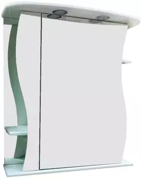 Зеркало-шкаф Misty Лиана 65 левый сбелый, с подсветкой