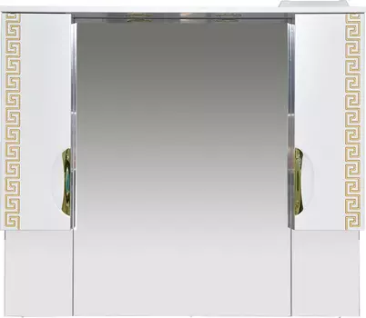 Зеркало-шкаф Misty Престиж 105 золотая патина