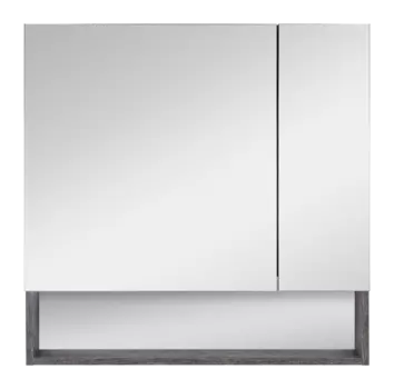 Зеркало-шкаф Misty Темза 75 темное дерево