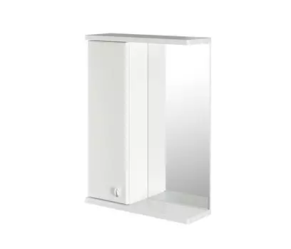 Зеркало-шкаф навесной без подсветки MIXLINE Норд-55 левый (528387)