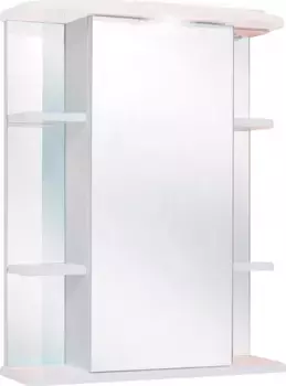 Зеркало-шкаф Onika Глория 55 L с подсветкой, белый (205504)