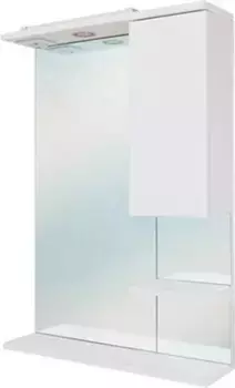 Зеркало-шкаф Onika Элита 60 R с подсветкой, белый (206020)