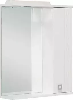 Зеркало-шкаф Onika Лига 52 R с подсветкой белый