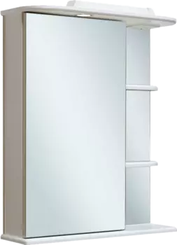 Зеркало-шкаф Runo Эконом мебель Магнолия 60 белое