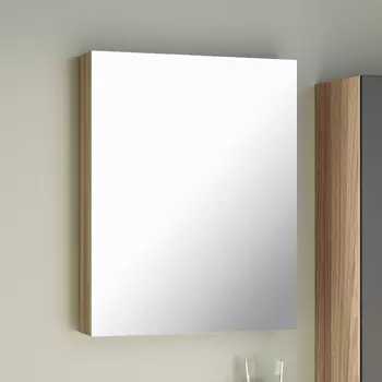 Зеркало-шкаф Runo Лада 50 серый дуб