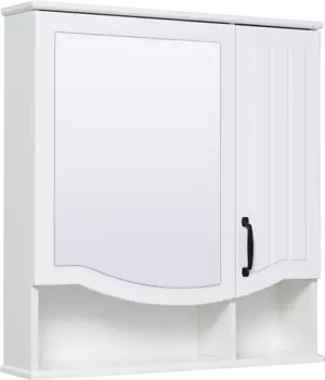 Зеркало-шкаф Runo Марсель белое