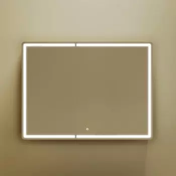 Зеркало-шкаф Sancos Mirror 100, с подсветкой, дуб чарльстон