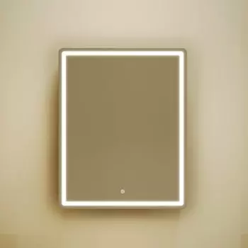 Зеркало-шкаф Sancos Mirror 60, с подсветкой, дуб чарльстон