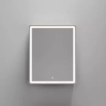 Зеркало-шкаф Sancos Mirror 60, с подсветкой, дуб галифакс натуральный