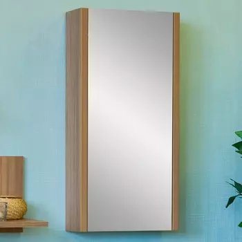 Зеркало-шкаф Sanflor Ларго 40 светлое дерево